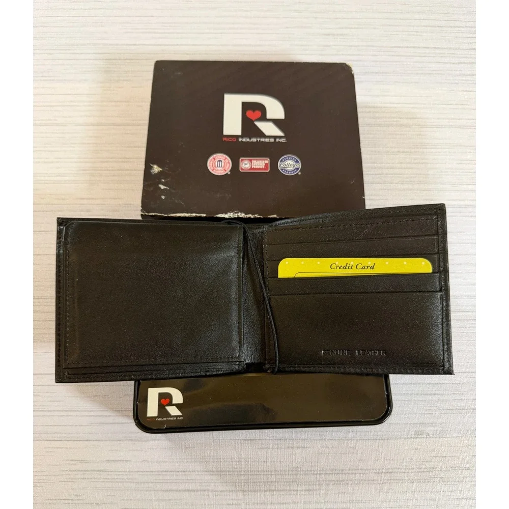 Rico Industries Louisville Cardinals Embroidered Leather Billfold Wallet
